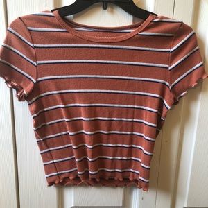 American Eagle striped tee